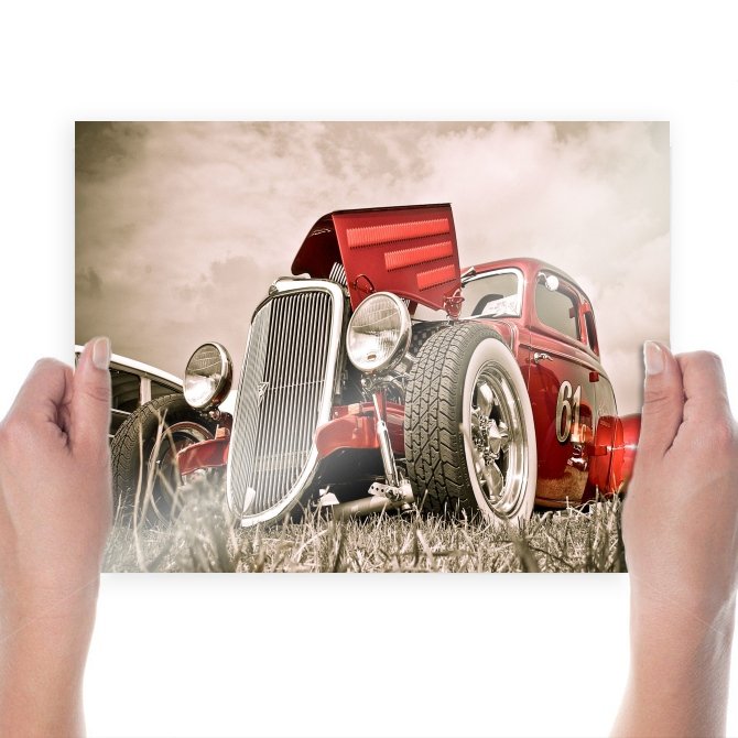 Hot Rod Tv Movie Art Poster 24x18 inch