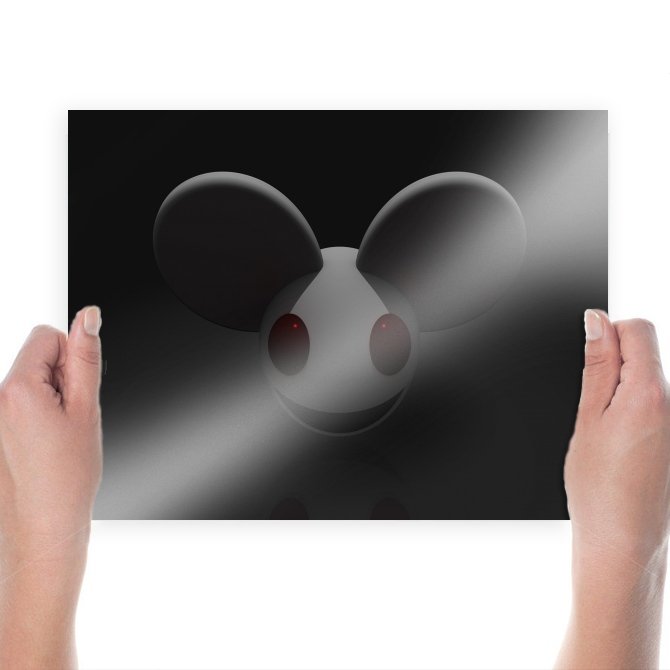Black Deadmau5 Black Tv Movie Art Poster 24x18 inch