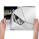 Lamborghini Huracan Headlight Tv Movie Art Poster 24x18 inch
