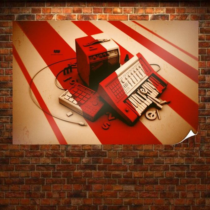 Dj Tv Movie Art Poster 36x24 inch