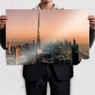 Dubai Burj Dubai Buildings Skyscrapers Tv Movie Art Poster 36x24 inch