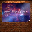 Music Purple Stars Tv Movie Art Poster 36x24 inch