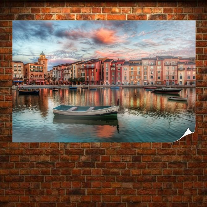 Hdr Tv Movie Art Poster 36x24 inch