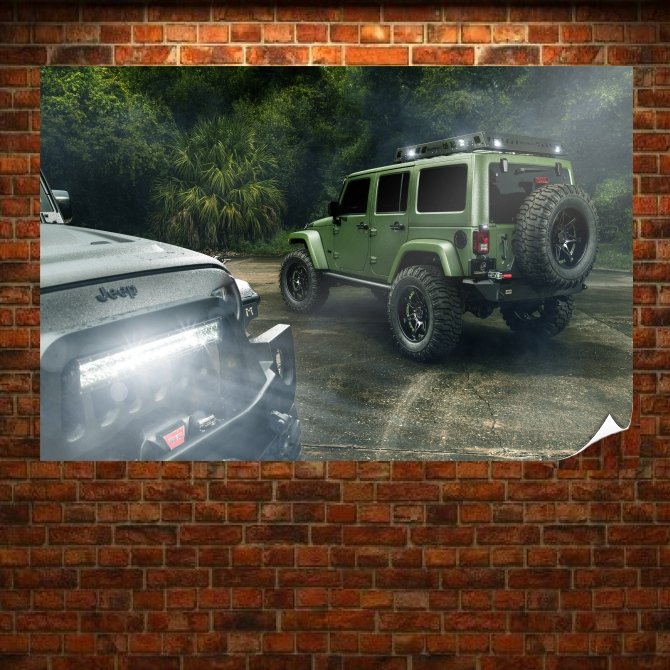 Jeep Tv Movie Art Poster 36x24 inch