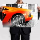 Lamborghini Aventador Colorsplash Tv Movie Art Poster 36x24 inch