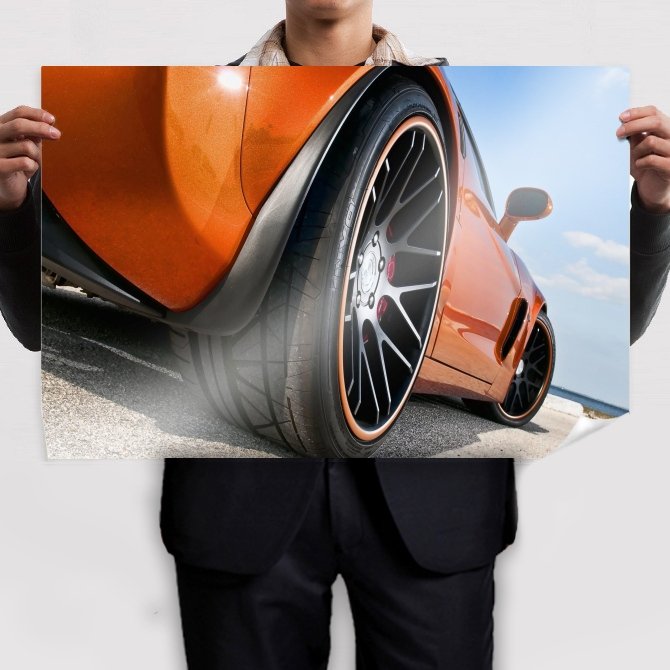 Corvette Zr1 Z06 Chevrolet Tv Movie Art Poster 36x24 inch