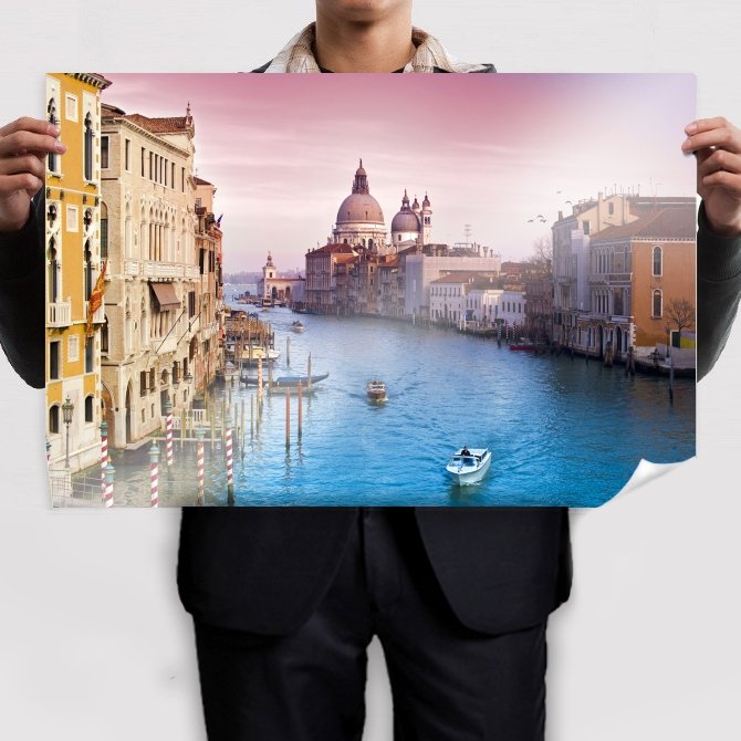 Venice Italy Ocean Boat Tv Movie Art Poster 36x24 inch