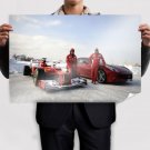 Race Car Formula One F1 Ferrari Ff Snow Tv Movie Art Poster 36x24 inch