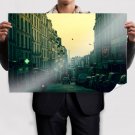 Eiffel Tower Paris Buildings Street Tv Movie Art Poster 36x24 inch