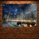 Hdr Chicago Tv Movie Art Poster 36x24 inch
