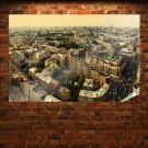 Aerial View Birds Eye Birds Eye View Kiev Ukraine Kiyv Tv Movie Art Poster 36x24 inch