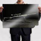 Sniper Rifle Black Tv Movie Art Poster 36x24 inch