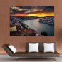 Buildings River Sunset Tv Movie Art Poster 36x24 inch