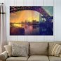 Bridge Buildings Water River Tv Movie Art Poster 36x24 inch