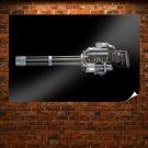 Minigun Black Tv Movie Art Poster 36x24 inch