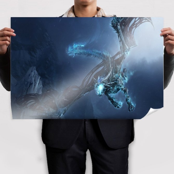 Dragon Of World Of Warcraft  Art Poster Print  36x24 inch