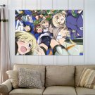 Anime Girls  Art Poster Print  36x24 inch