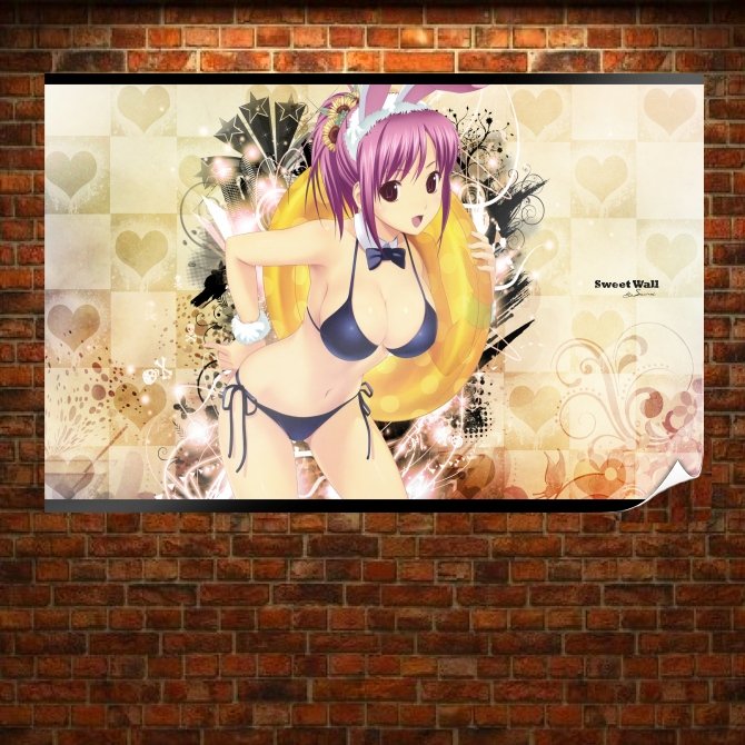 Hello Summer  Art Poster Print  36x24 inch