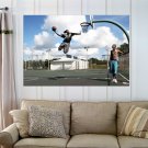 Slam Dunk Basketball Art Poster Print  36x24 inch