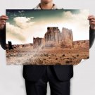 Desert Rocks S Art Poster Print  36x24 inch