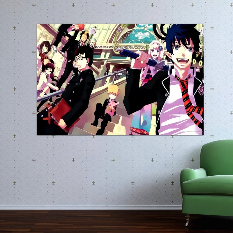 Ao No Exorcist  Art Poster Print  36x24 inch