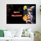 Happy Halloween  Art Poster Print  36x24 inch