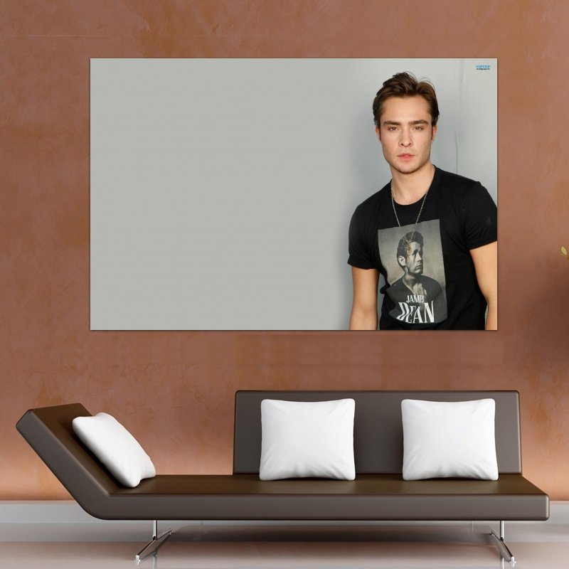 Ed Westwick Hd  Art Poster Print  36x24 inch