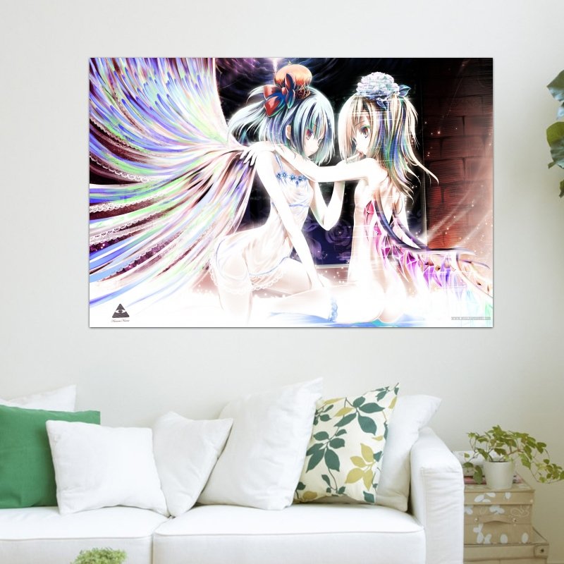 Touhou Girls Anime  Art Poster Print  36x24 inch