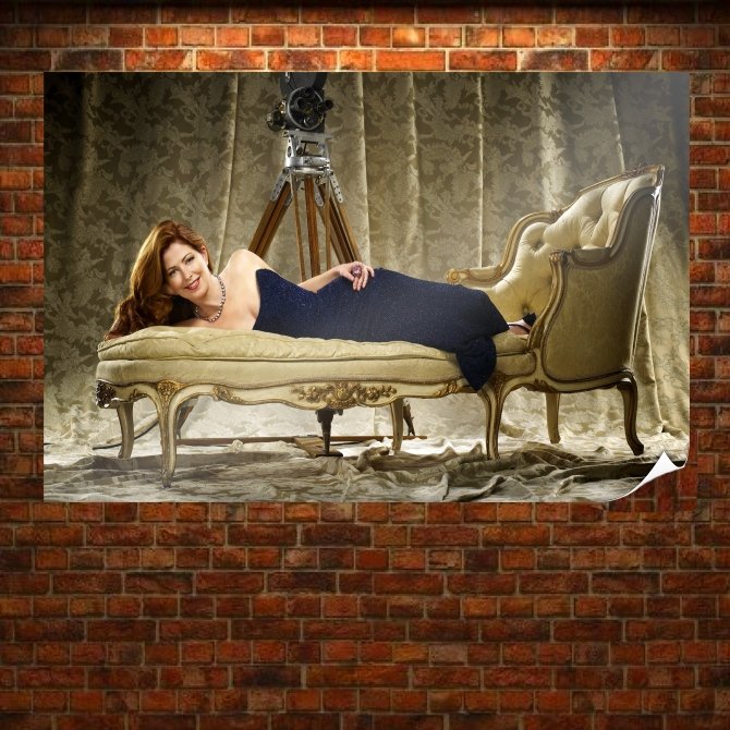 Beauty On Setee  Art Poster Print  36x24 inch
