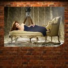 Beauty On Setee  Art Poster Print  36x24 inch