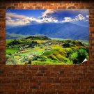 Lovely Rolling Landscape  Art Poster Print  36x24 inch