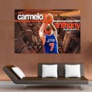 Melo Knicks Nba Basketball  Art Poster Print  36x24 inch