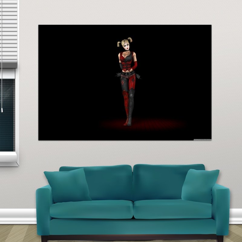 Harley Quinn  Art Poster Print  36x24 inch