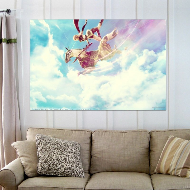 Video Game Final Fantasy Xiii  Art Poster Print  36x24 inch