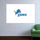 Detroit Lions  Art Poster Print  36x24 inch