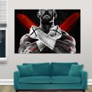 Cm Punk Phillip Jack Brooks  Art Poster Print  36x24 inch