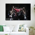 Lebron James Basketball Never Stops Art Poster Print  36x24 inch