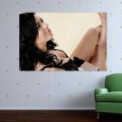 Pretty Brunette  Art Poster Print  36x24 inch