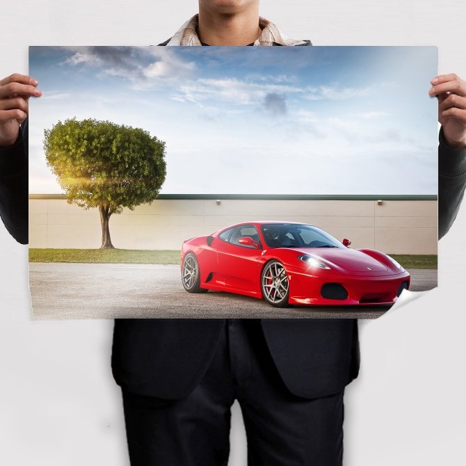 Ferrari F430 Desktop Art Poster Print 36x24 inch