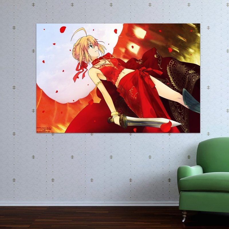 A Girl  Art Poster Print  36x24 inch