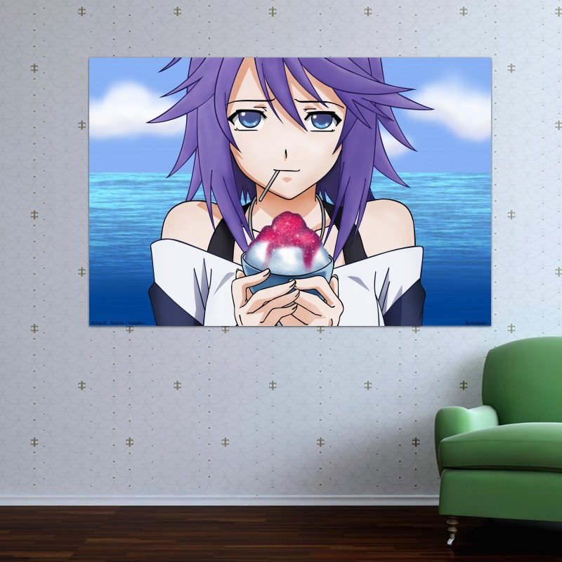 Rosariovampire Shirayuki Mizore Art Poster Print 36x24 Inch 9197