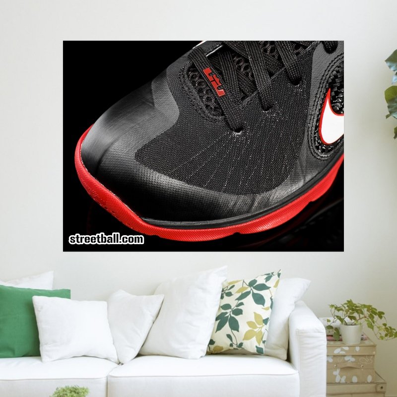 Nike Lebron Iv Art Poster Print  32x24 inch