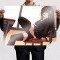 Kawaii Girl In School Uniform Hd Art Poster Print 32x24 inch