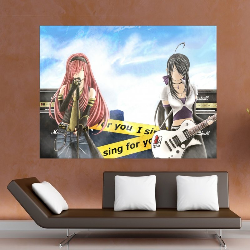 Vocaloid Girls  Art Poster Print  32x24 inch