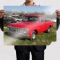 Chevy Truck At The Little Valley Auto Ranch Belton Texas Art Poster Print 32x24 inch