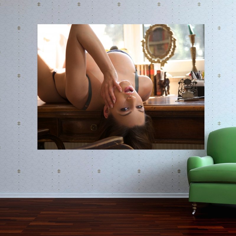 Jordan Carver 52  Art Poster Print  32x24 inch