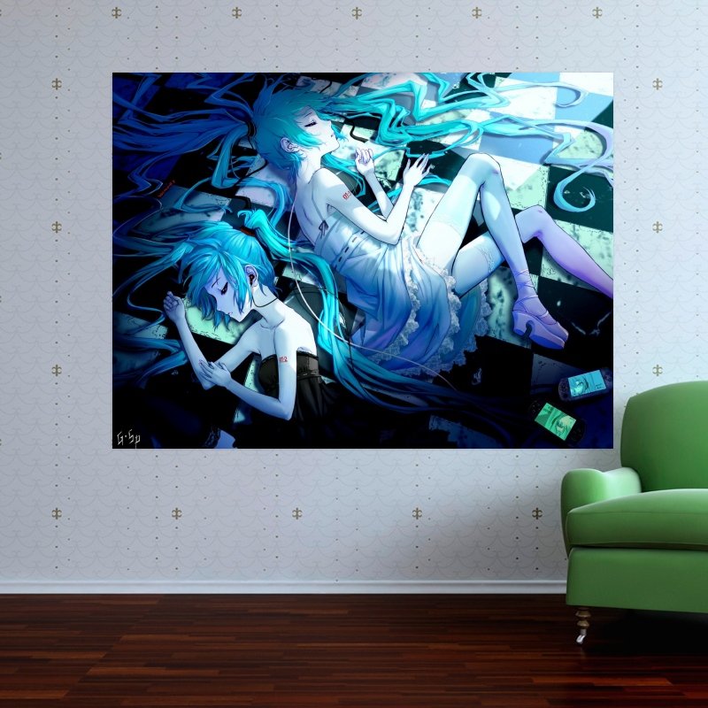 Last Night Good Night  Art Poster Print  32x24 inch