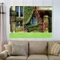 Oxford University Window Art Poster Print 32x24 inch