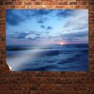 Beach Sunrise  Art Poster Print  32x24 inch