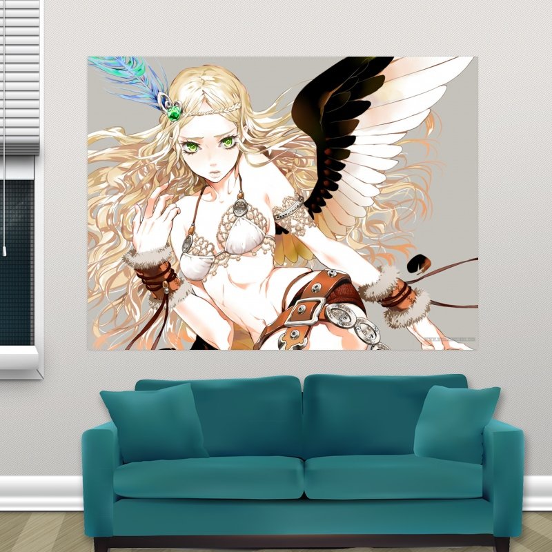 Artistic Girl  Art Poster Print  32x24 inch